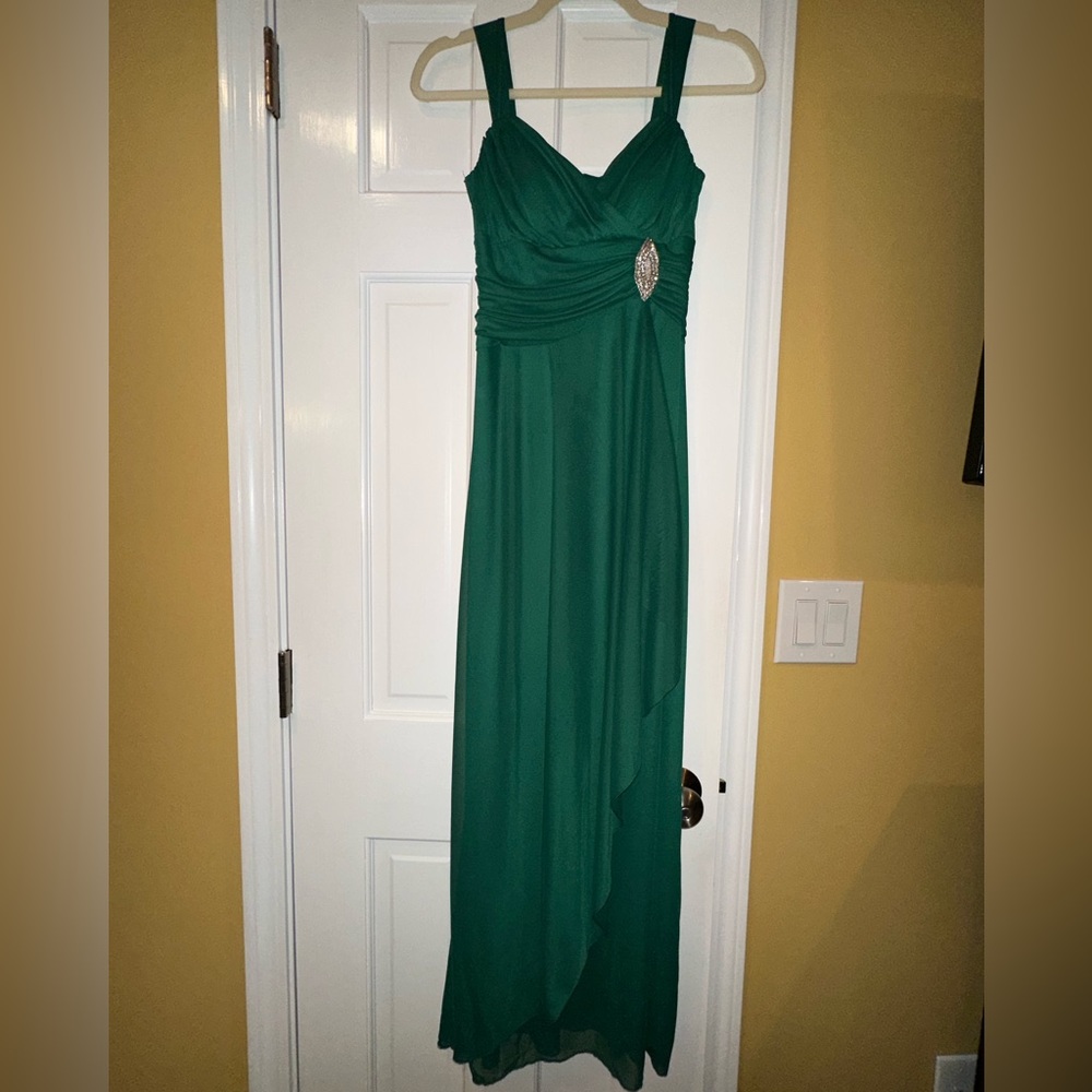 FORMAL FLOOR LENGTH DRESS, 👗 SIZE: 4, WEDDING, PROM, BLACK TIE